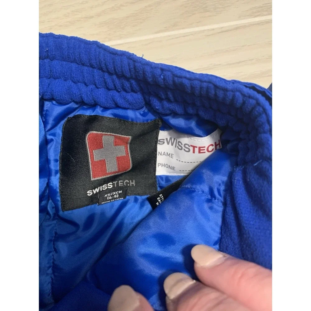 Swisstech Snow Unisex Kids XS Blue Boys Girls‎ Ski Snowboard Winter Outerwear